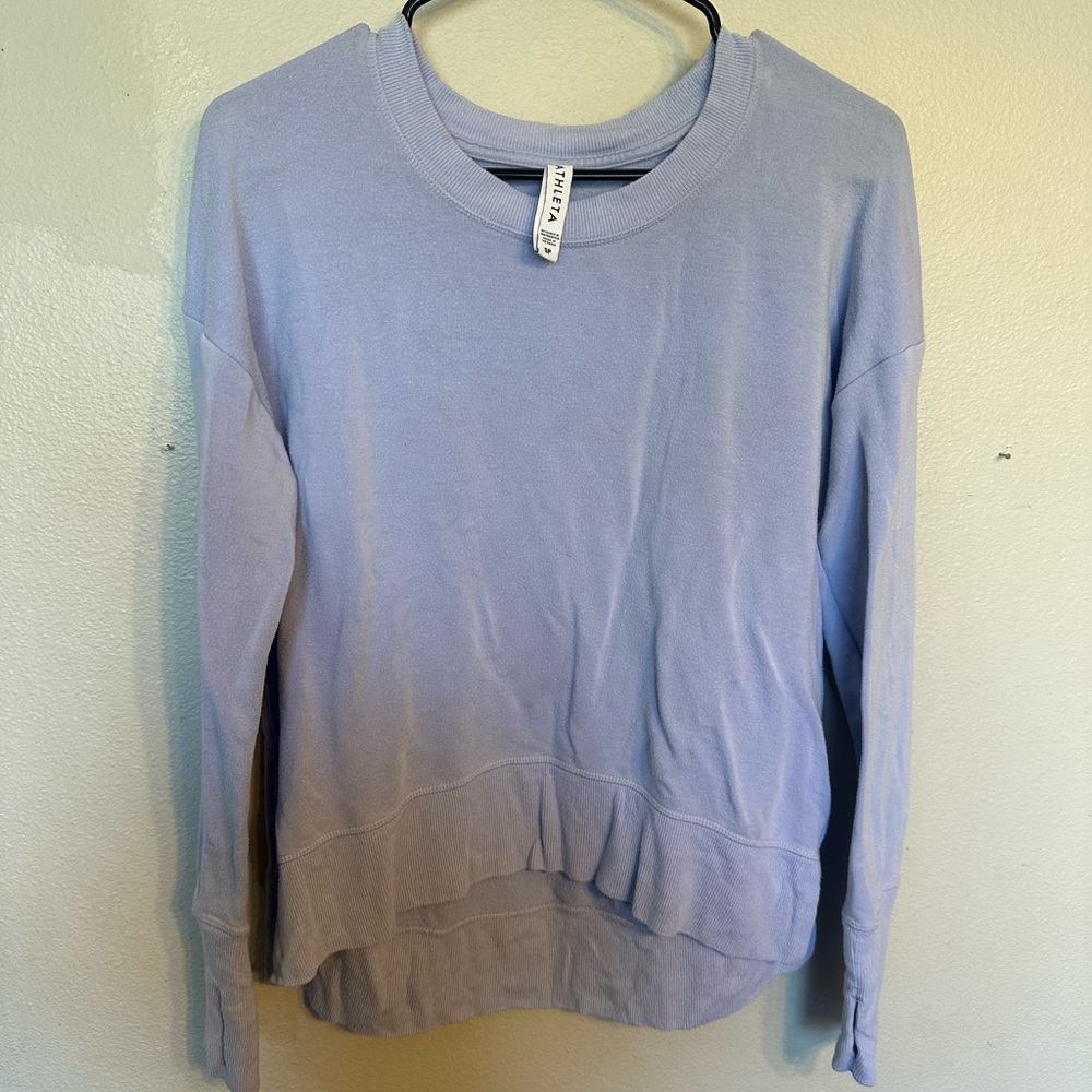Athleta Lavender Crewneck Sweatshirt - Women's
